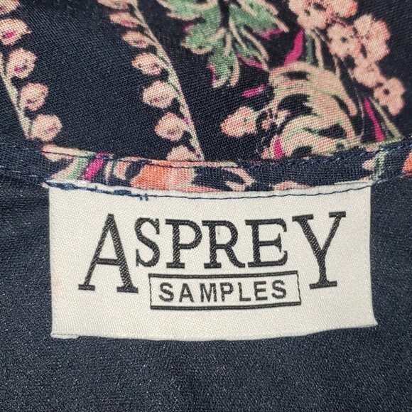 ASPREY Samples Floral Print Dress - Picture 8 of 9